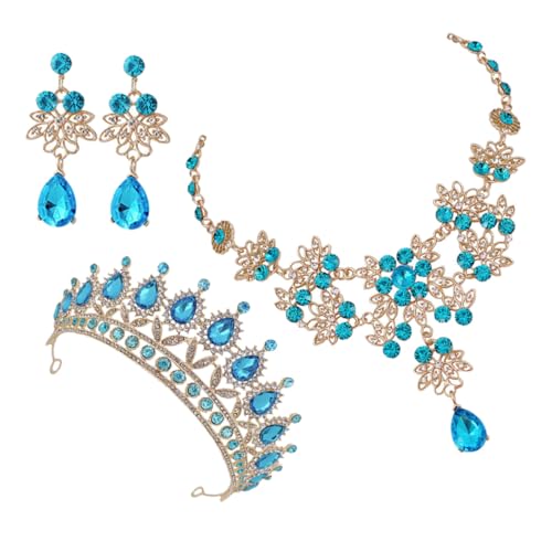 Tiara collar y pendientes ibasenice para lucir radiante en bodas y galas