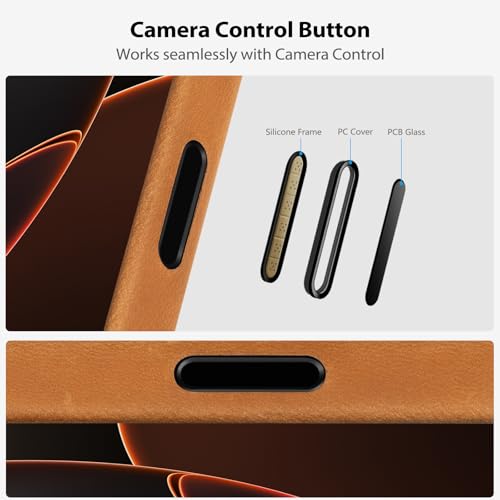 Belemay Crazy Horse Leather Case for iPhone 17 Pro, Comaptible with MagSafe by Belemay - Used condition - Image 5