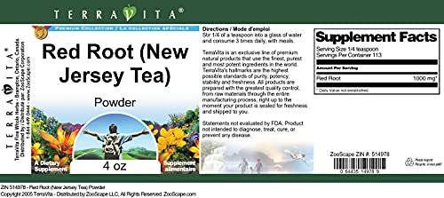 Red Root (New Jersey Tea) Powder (4 Oz, Zin: 514978) - 3 Pack #TOP1