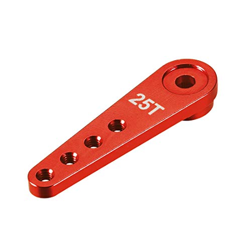 sourcing map RC Produkte Aluminium 25T Servo Horn für Futaba Savox RC Modell Auto Boot rot sourcing map RC Produkte Aluminium 25T Servo Horn für Futaba Savox RC Modell Auto Boot rot