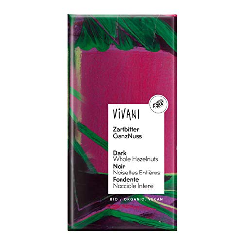 Vivani - Zartbitter GanzNuss Schokolade - 100 g - 10er Pack