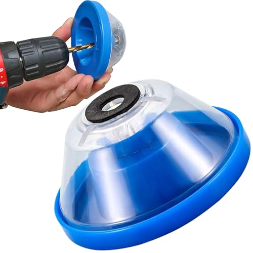 ダストボウルカバー ? ドリル集塵機、調節可能な防塵キャッチャー |多機能デブリガード、ポータブル真空アタッチメント、乾式壁電気ハンマー天井設置用の耐久性のある収集カップ