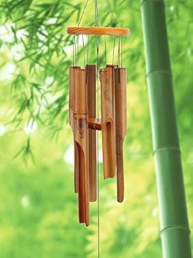 AMAZON - Afirst Wooden Wind Chimes Outdoor, Bamboo Wind Chimes with Amazing Deep Tone for Patio Garden Home Décor, Natural Beautiful Sound