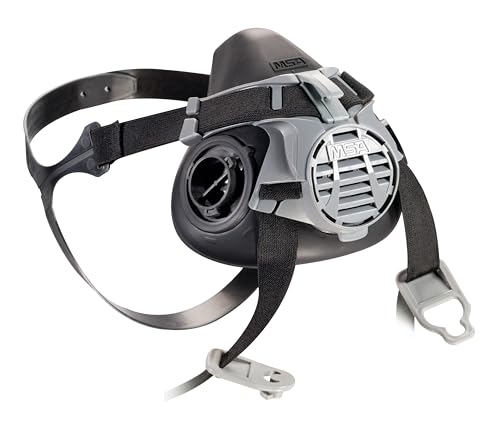Halbmaske MSA Advantage 400 | Komfortable Gasschutzmaske | Advantage 420 Größe: Mittel, Bajonett-Filteranschluss | EN 140