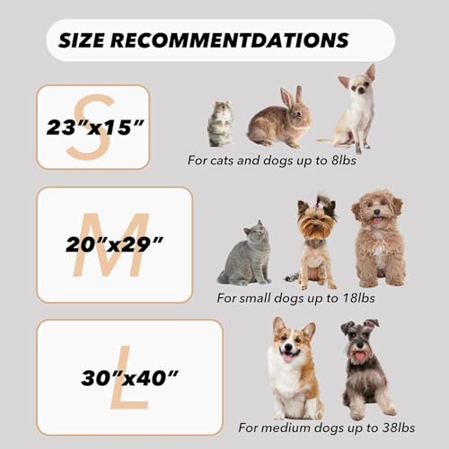 Image of 1 Pack 3 Small Puppy Blankets Super Soft Warm Sleep Mat Fluffy Premium Fleece Pet Blanket Flannel Throw for Dog Puppy Cat - White Paw Print Small(23 inchx15 inch)