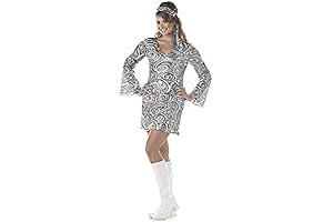 Flattering Plus Size Disco Diva Dress Costume for Ladies Looking to Own the Dance Floor