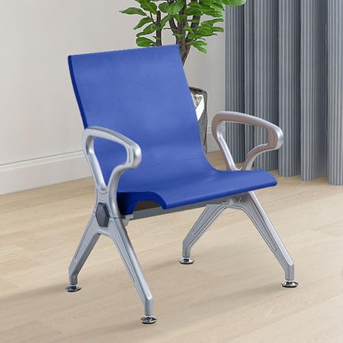 Silla para sala de espera ergonómica con brazos y respaldo gris 1