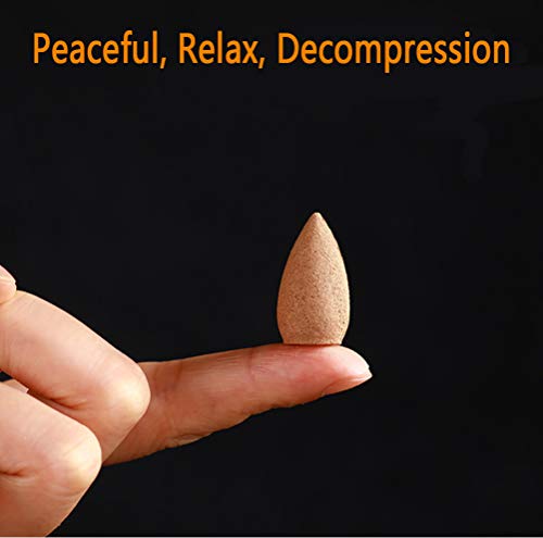 300 Pcs Backflow Incense Cones For Waterfall Mixed Natural Scents For Waterfall Incense Burner Holder #TOP2