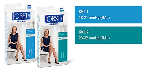 BSN Jobst Jobst Ultra Sheer KKL 2 AG pończochy normalne bez koronki Ozdobne Noppe Naturell V