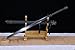 Broadsword,Black Gold dao Sword Real,Forged Damascus Blade,Alloy Fittings,Full Tang,Kung fu