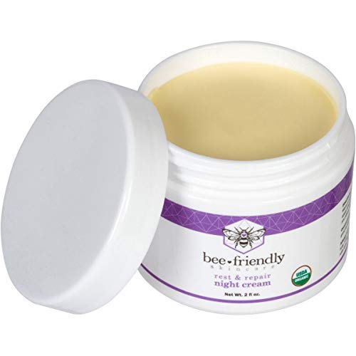 Beefriendly Best Night Cream Natural Usda Certified Organic Night Cream, Anti Wrinkle, Anti Aging, Deep Hydrating & Moisturizing Night Time Eye, Face, Neck & Decollete Cream For Men And Women 2 Oz #TOP5