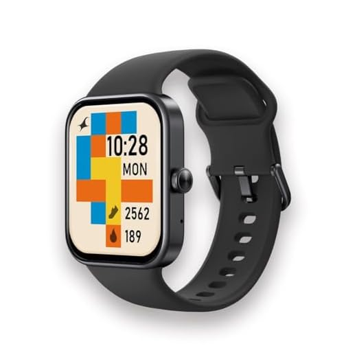 Fastrack Reflex Vox Smartwatch|Alexa Built-In|Bright HD Display|Upto 10 Days Battery|5 ATM Water Resistance|Multiple Sports Modes|100+ Watchfaces|24x7 HRM|Sp02|Stress Monitor|Camera & Music Control