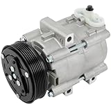 ECCPP A/C Compressor with Clutch 2003-2007 Fit for Ford Focus 2.0L 2.3L 2.5L AC Compressor