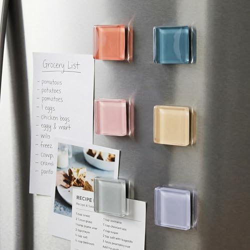 Imanes decorativos de vidrio para refrigerador 24 pzas miniatura 4