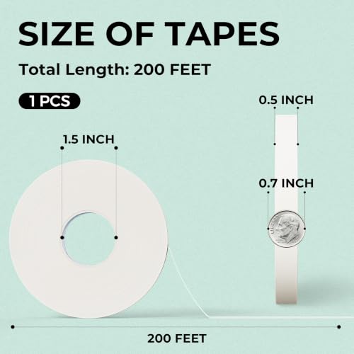 Image of JusArt Artist Tape for Watercolor Paper, 1 /2 inch Wide 200FT Long, White Art Tape for Masking, Drafting and Painting, Acid Free, Low Tack