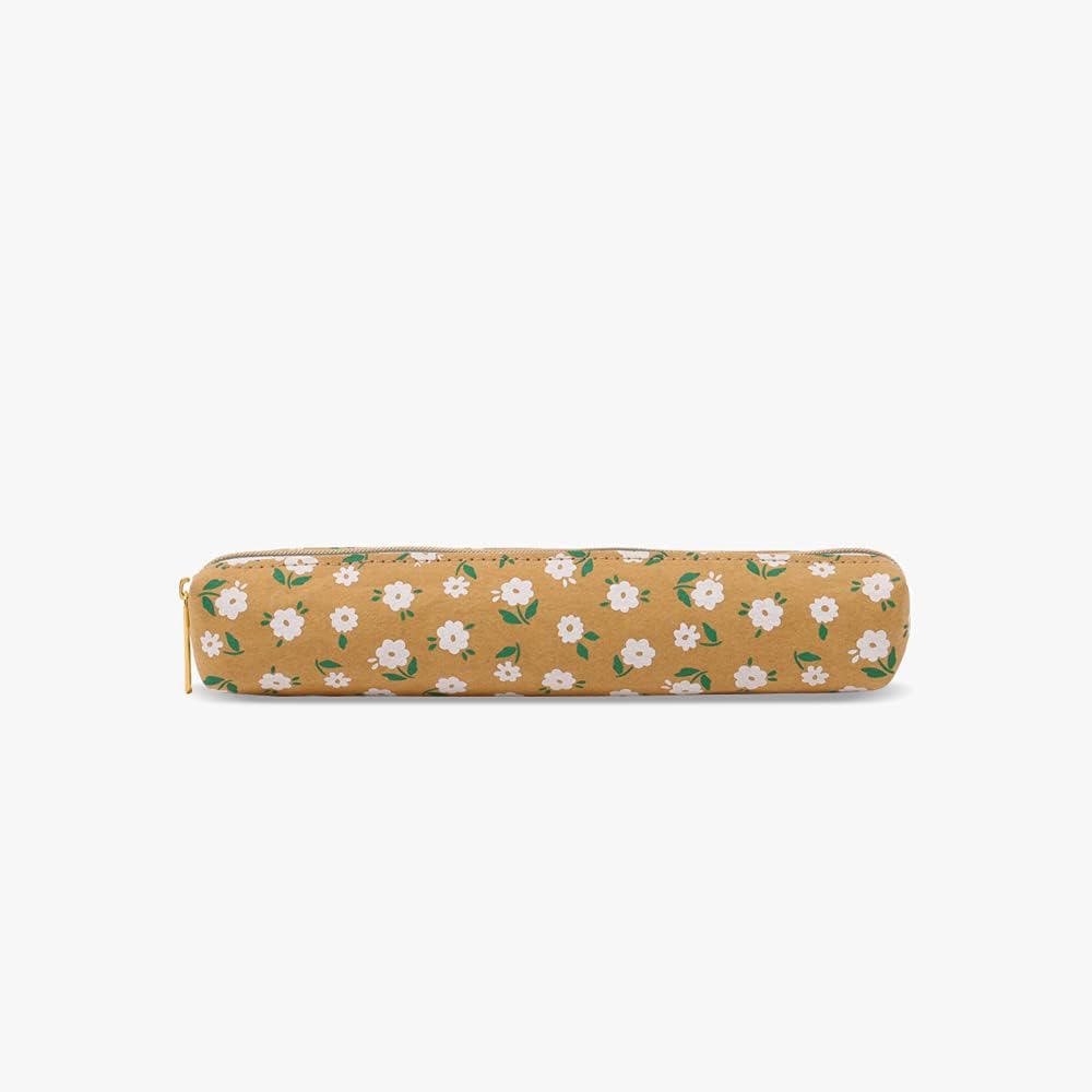 Paperchase Kraft Slim Floral Pencil Case, Stationery Supplies, Back to
