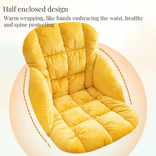 Cojín para Silla de Oficina Inteligente, Antideslizante, para aliviar el Dolor de Espalda, con Lazos para Mayor Comodidad, Soporte ergonómico para la