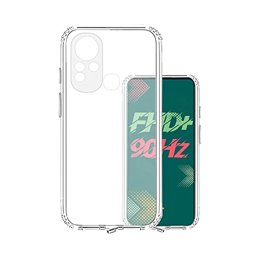 Image of COVERBLACK Silicone Back Cover for Infinix Hot 11S - Transparent