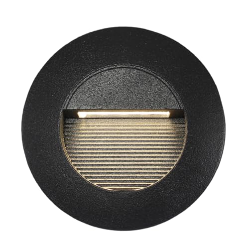 Hemobllo Lampada da Parete LED Incassata Alluminio per Esterni Luce da Giardino e Gradino con Temperatura Colore Resistente e Facile da Installare per e Area Residenziale