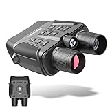 RexingUSA B1 Compass Night Vision Binoculars – 4K Ultra HD, Integrated Compass, Flashlight, Weather Resistant, IR Night Vision, 5X Digital Zoom, Video Recording, and Photos