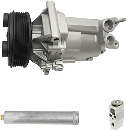 RYC Automotive Air Conditioning Compressor Kit KT EH87 (Only Fits 6 Speed Manual Vehicles. Compressor Model: CR-10. Fits Nissan Versa 1.8L 2007, 2008, 2009, 2010, 2011)