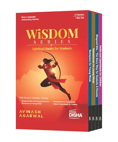 Image of Best Of Disha Wisdom Series: Boxset of 4 books containing Stories & Learnings from the Ramayana, Mahabharata, Bhagvad Gita, Vedas & Upanishads | Student Takeaways & Reflections | Teenagers & Parents