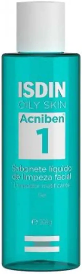 ISDIN Acniben Sabonete Líquido Facial Antioleosidade em Gel - 208g