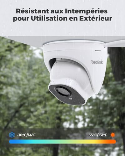 Reolink 5MP Caméra de Surveillance Extérieure PoE Dôme, RLC-520A – vue 5