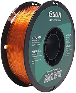 eSUN TPU 95A Filament 1,75 mm, Elastyczny Termoplastyczny Poliuretan (TPU), Dokładność Pomiaru +/- 0,05 mm, Szpula do Drukarki 3D w Opakowaniu Próżniowym, Fioletowy