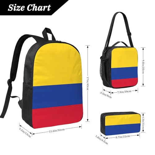 Sac à dos Colombie résistant pour éviter le mal de dos des ados