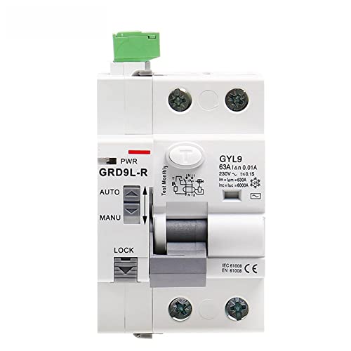 Dispositivo de cierre automático GRD9L RCD 6KA 30mA 40A
