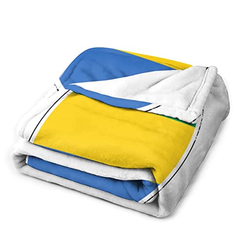 Couverture de lit en flanelle Gabon pour vos soirées cocooning sur le canapé - 4