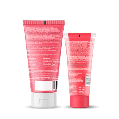 Image of PLIX- THE PLANT FIX Watermelon Hydra-Cool Body Lotion + Dual Sunscreen Combo | SPF 50 PA++++ | Ceramides + Squalane + Vitamin C | Broad Spectrum UVA, UVB Protection | Lightweight Hydration | For All Skin Types
