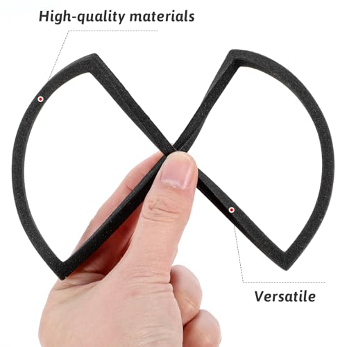 Image of Apausvcm 5 Pcs Fish Feeding Rings Set, Floating Aquarium Plant Corral 5 Sizes Square Fish Feeding Rings Fish Tank Aquarium Accessories for Bettas Goldfish Turtle (Black)
