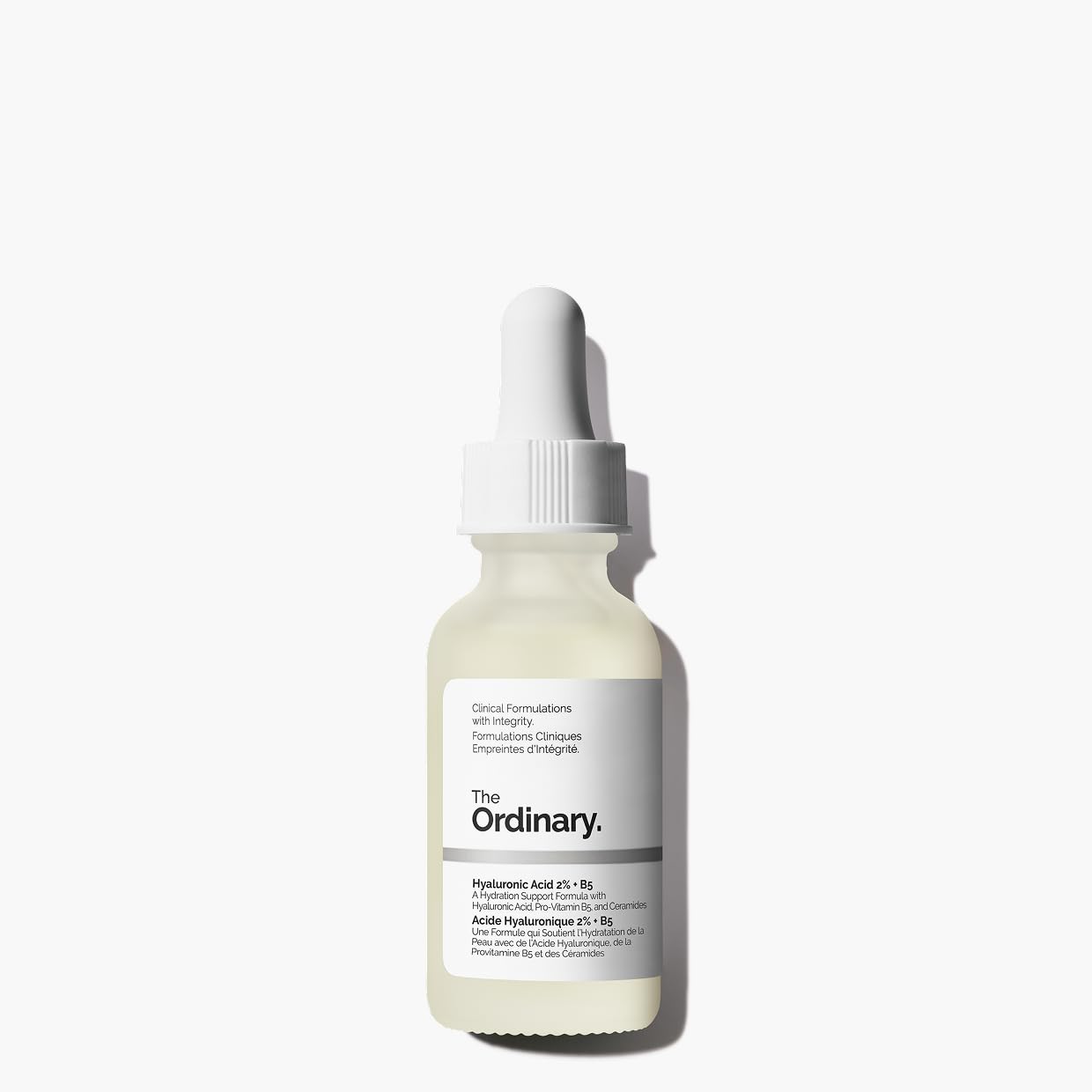 The Ordinary Hyaluronic Acid 2% + B5 (with Ceramides), Multi-Depth Hydration Serum for Plumper, Smoother Skin, 30ml