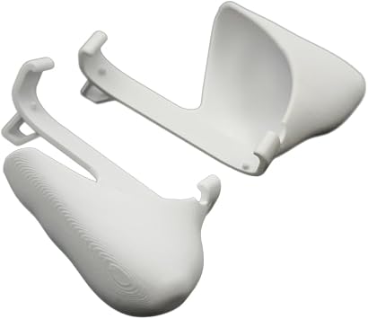 3D Printed Grip Handle for Retroid Pocket 5,Ergonomic Hand Grip Game Console Holding Handle for Retroid Pocket 5 White