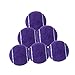 QSTDGVPW 6Pcs Tennis Balls Training Balls 6.4cm Diameter for Beginner Training for Enthusiasts Racquet Sports Activities, Purple
