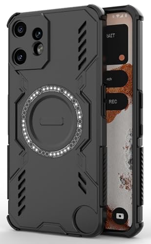 Image of ShieldTech Back Cover Case for CMF Phone 2 Pro 5G | 360 Protection Mobile Phone Case Mag-Safe | Camera Protection | Back Cover for CMF Phone 2Pro 5G / 2 Pro 5+G - Black TPU+PC