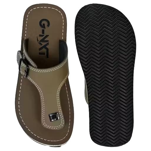 Image of Men's Stylish Flip Flops Slippers Comfortable Slip On Casual Pair Rubber Sole Daily Use Outdoor Sandals 01