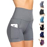 Dehnbar, atmungsaktiv, schweißableitend, dünner Stoff, Damen Sport Shorts Leichtes und atmungsaktives Material hält Sie trocken und bequem auch bei Hochleistungs-Training. Passt sich immer Ihrer Körperkurve an, gibt Ihnen mehr Entspannung und Schutz. Ultra-schmeichelhafte, bequeme Passform, rutscht nicht nach unten.