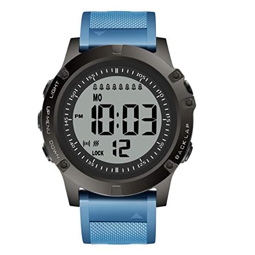 TICCI Men 8 Vibrating Alarms Watch Medication Aids Vibra Pill Alert Reminder for Elderly Seniors Big Digits Waterproof (Blue)