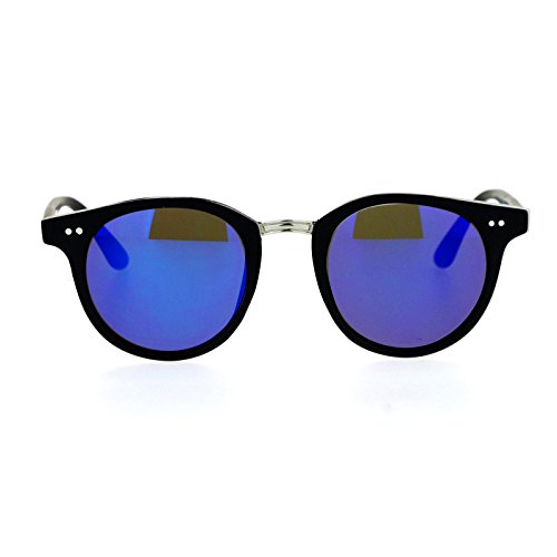 Vintage Retro Unisex Fashion Sunglasses Round Horn Rim Double Frame2