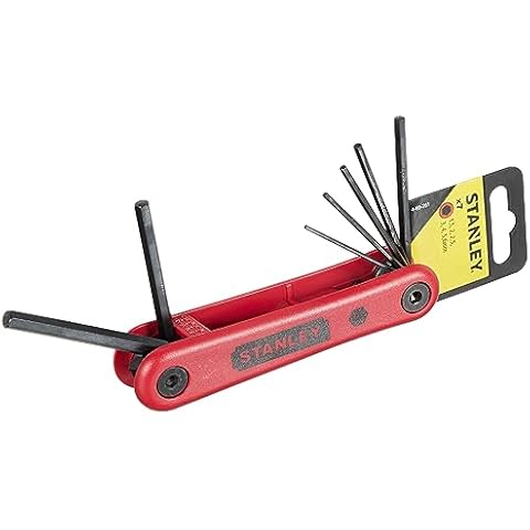 Stanley 469261 7-Piece Metric Folding Hex Key Set Cover
