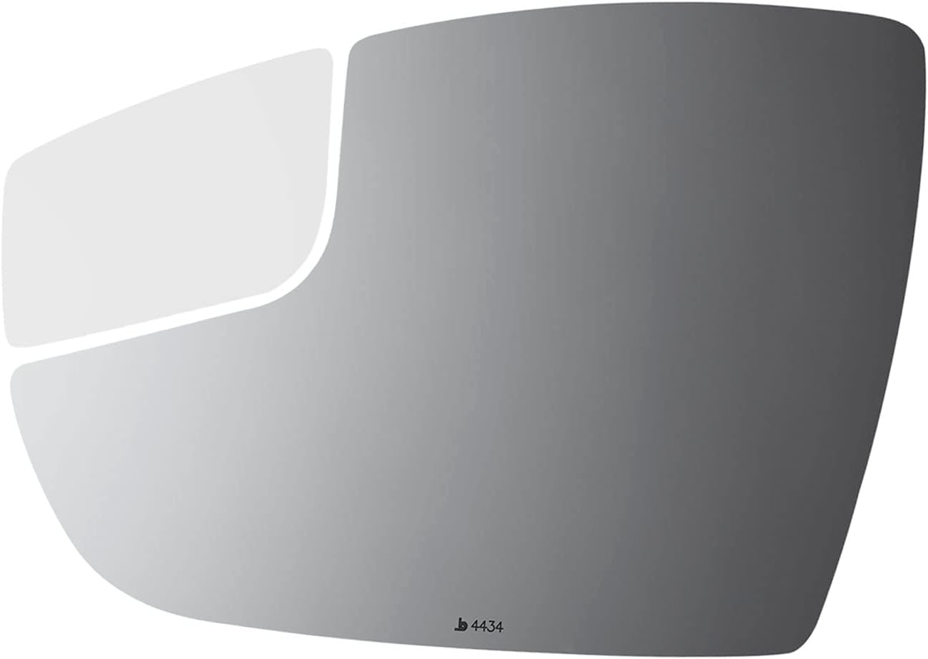 Burco 4434 Lower Flat Driver Side Replacement Mirror Glass for 12-16 Ford Focus (2012, 2013, 2014, 2015, 2016)