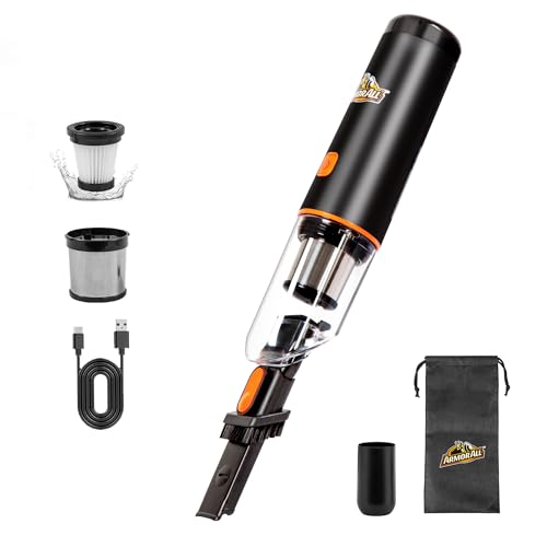 Armor All AA07V2 0901 Cordless Car Vacuum Handheld Mini Vacuum Cleaner for…