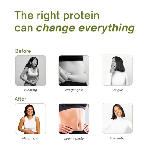Image of Women's Plant Protein | 24g Protein per Serve | Pack of 2 (1 Kg) | Real Cacao Flavor | Vegan Pea Protein Isolate | No Bloating, Easy to Digest | 6 Natural Antioxidants | Safe | Sweetened with Monk Fruit | For the Everyday Woman