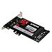 SEDNA PCI Express (PCIe) SATA III (6G) SSD Adapter with 1 SATA III Port (with Built in Power Circuit, no Need SATA Power Connector, Best for Mac), SSD not Included