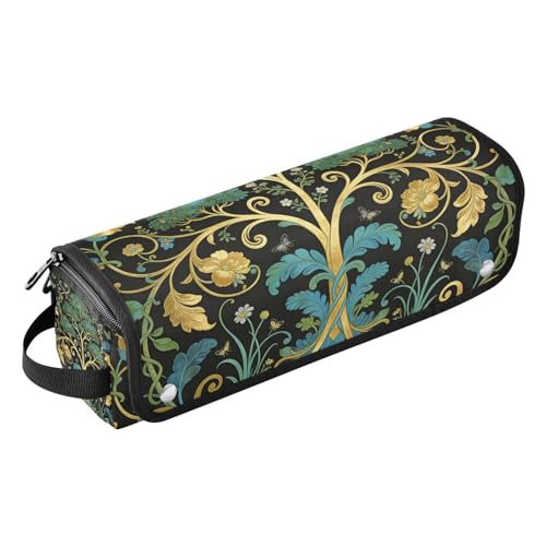 Bolsa de viaje para herramientas de cabello con alfombrilla resistente al calor para planchas y rizadores miniatura 1