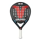 pala vairo 8.1 relativ Diseño atractivo en negro con detalles en rojo y blanco y un peso ideal para maniobrabilidad.