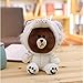lili-nice Coreano Pop Brown Cony Muñeca De Peluche Dinosaurio Jirafa Perro Tigre Oso De Dibujos Animados Juguetes De Peluche Regalos para Novia 23Cm